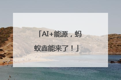 AI+能源，蚂蚁鑫能来了！
